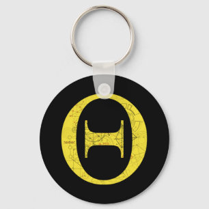 Theta - Math Symbols Keychain