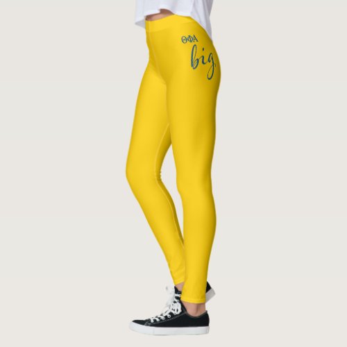 Theta Phi Alpha Big Script Leggings