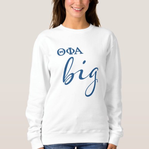 Theta Phi Alpha Big Script Sweatshirt