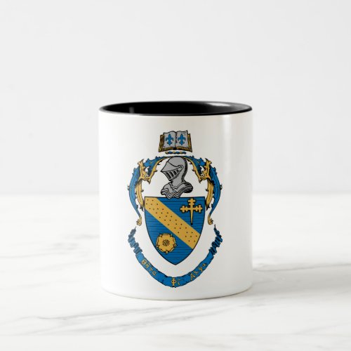 Theta Phi Alpha Coat of Arms Two_Tone Coffee Mug