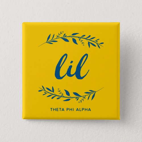 Theta Phi Alpha Lil Wreath Button