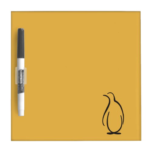 Theta Phi Alpha Penguin Logo Dry Erase Board