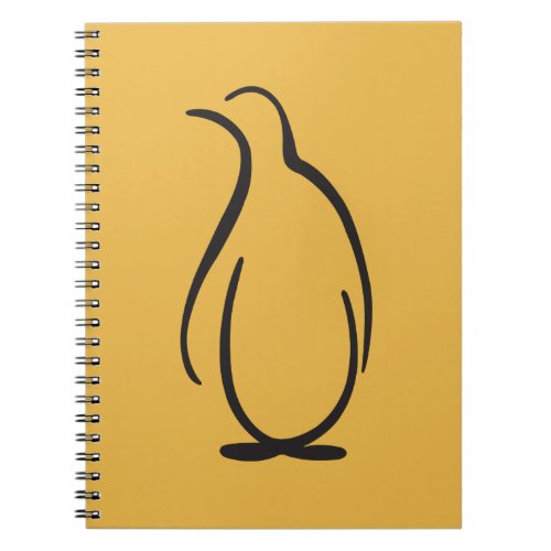 Theta Phi Alpha Penguin Logo Notebook