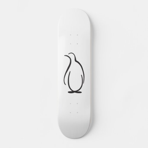 Theta Phi Alpha Penguin Logo Skateboard