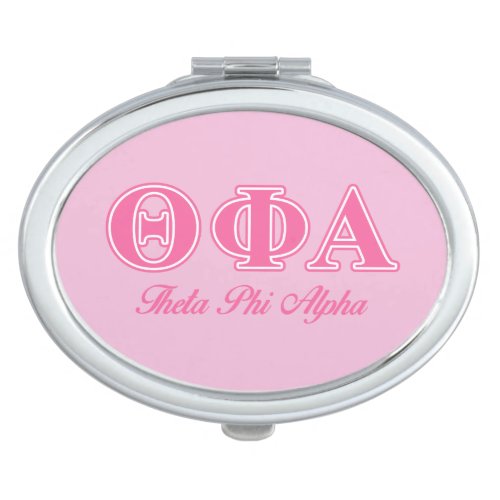 Theta Phi Alpha Pink Letters Vanity Mirror