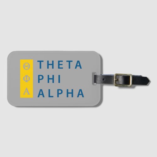 Theta Phi Alpha Stacked Luggage Tag