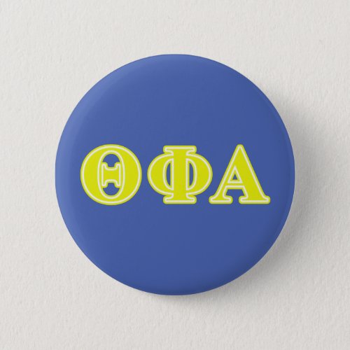 Theta Phi Alpha Yellow Letters Pinback Button