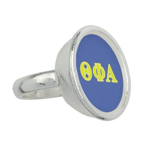 Theta Phi Alpha Yellow Letters Ring