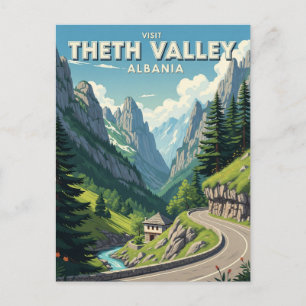 Theth Albania Travel Postcard