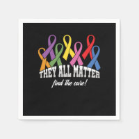 They All Matter Cancer Awareness Ribbon Gift