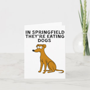 They Are Eating Dogs Trump Kamala Harris Debate Card