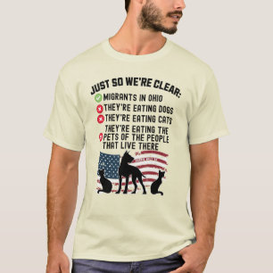 They Are Eating Pets In Springfield - Harris Walz T-Shirt