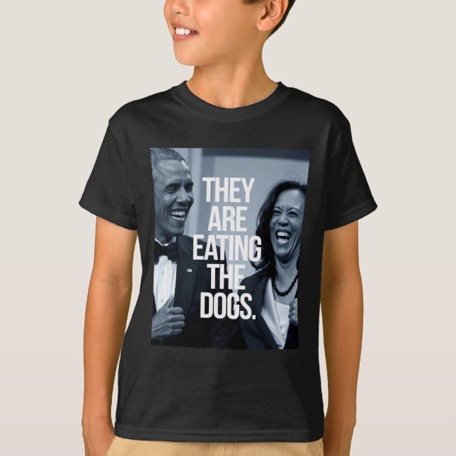 They Are Eating The Dogs  T-Shirt (Front)