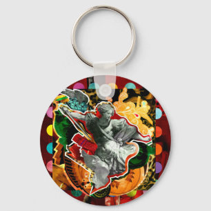 They are Miguel Arcanjo (Archangel Michael) Keychain