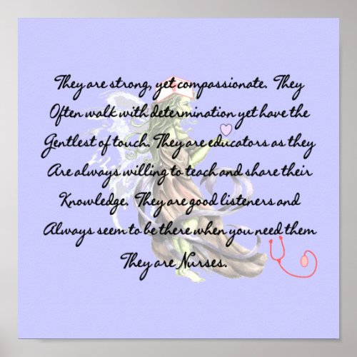 They Are Nurses__Art Print Poem for Nurses