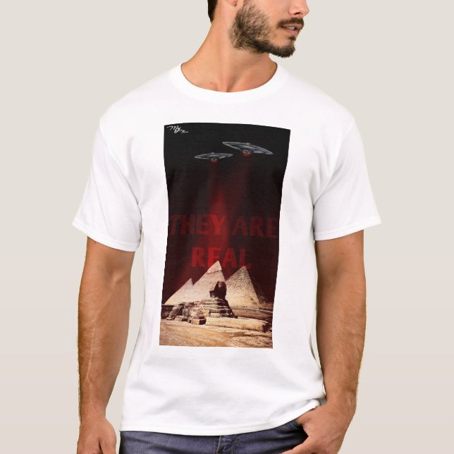 THEY ARE REAL (ALIEN BELIEVER) T-Shirt (Front)
