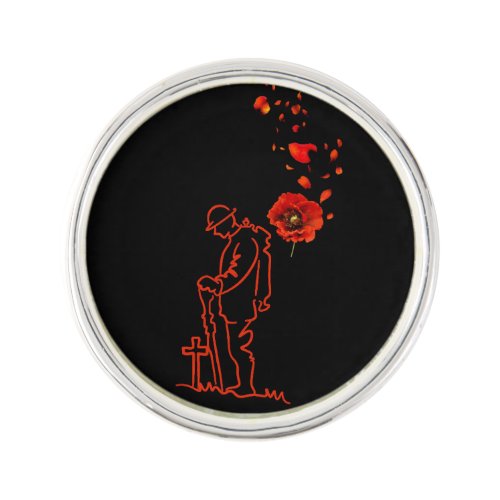 They Are Remembered Remembrance Day Lapel Pin