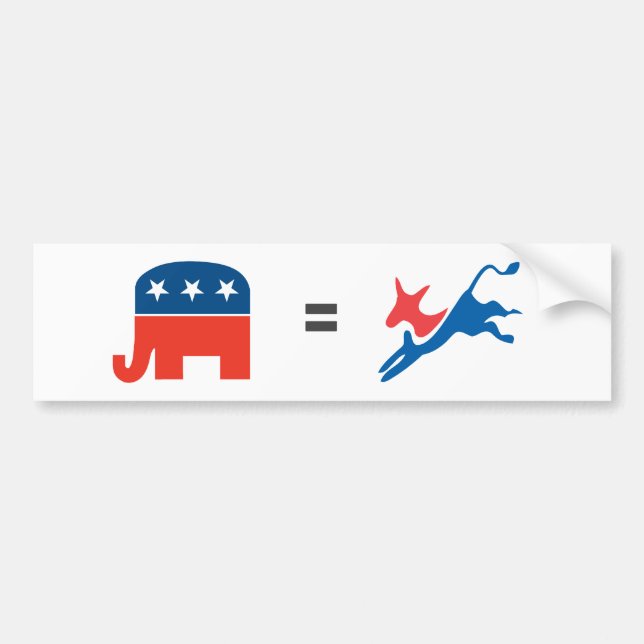 They Are The Same Bumper Sticker (Front)