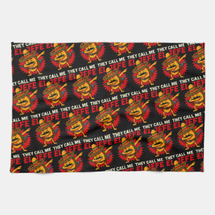 They Call Me El Jefe Taco Funny Boss Cinco De Mayo Kitchen Towel