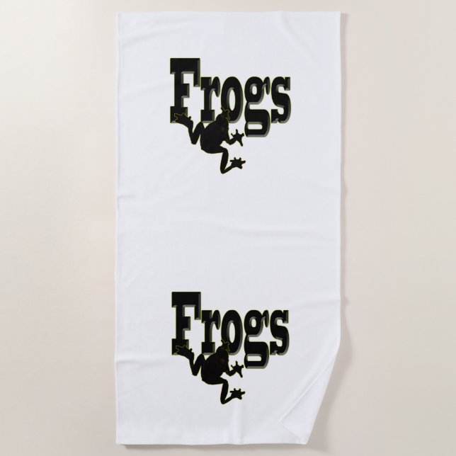 They Call Me Frog,  Beach Towel (Front)