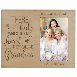 They Call Me Grandma 8"x10" Maple Picture Frame