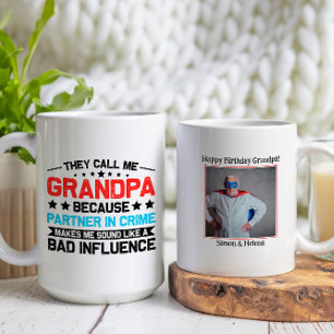 They Call Me Grandpa Funny Granddad Birthday Photo Coffee Mug
