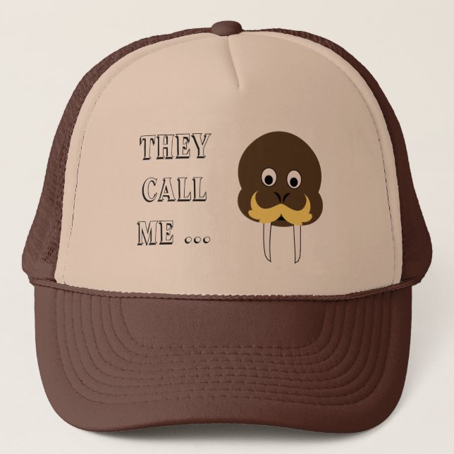 They call me Walrus v2 Trucker Hat (Front)