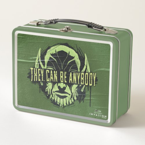 They Can Be Anybody Skrull Graffiti Metal Lunch Box
