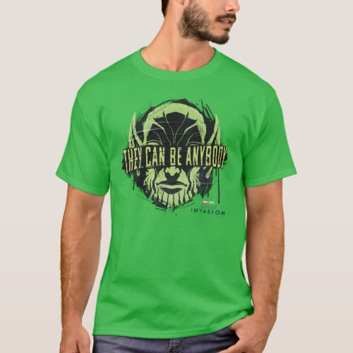 They Can Be Anybody Skrull Graffiti T_Shirt