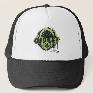 "They Can Be Anybody" Skrull Graffiti Trucker Hat