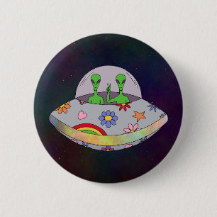 They Come in Peace UFO Button