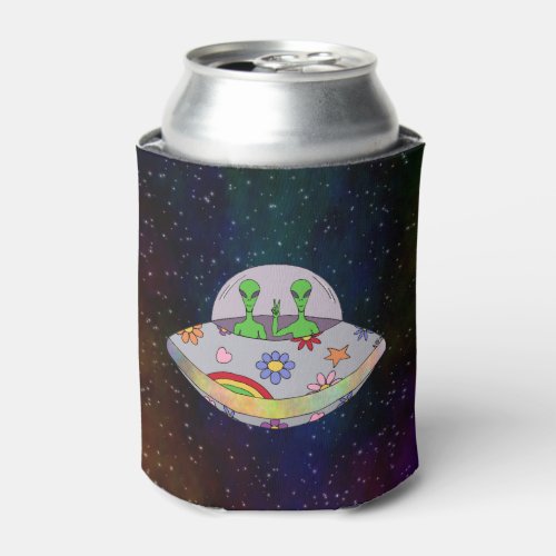 They Come in Peace UFO Can Cooler