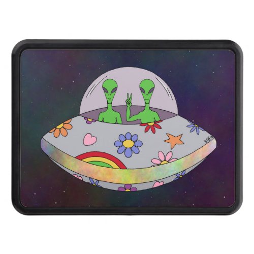 They Come in Peace UFO Hitch Cover