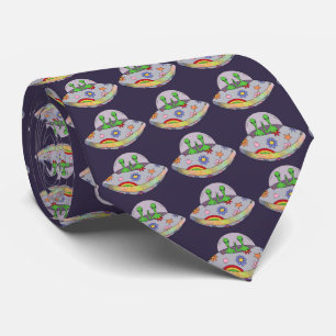 They Come in Peace UFO Tie