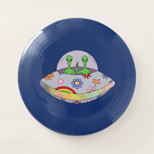 They Come in Peace UFO Wham_O Frisbee