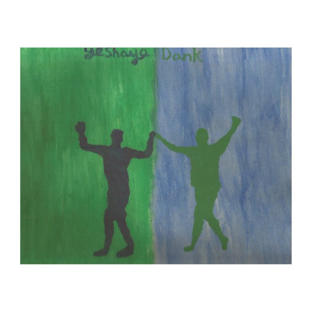 they communicate wood wall art (Front)