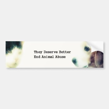They Deserve Better Bumper Sticker by Gothicolors at Zazzle