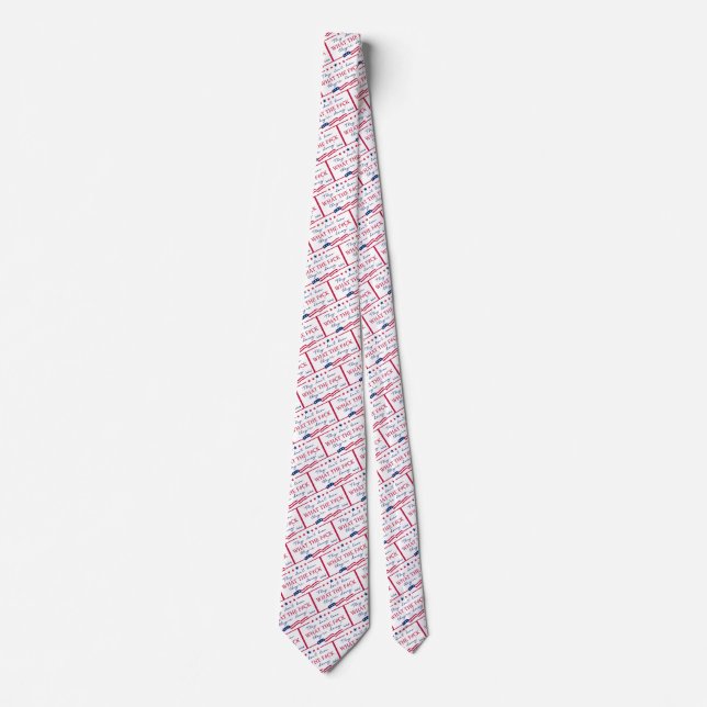 They Don't Know What They're Doing Funny Quote Neck Tie (Front)