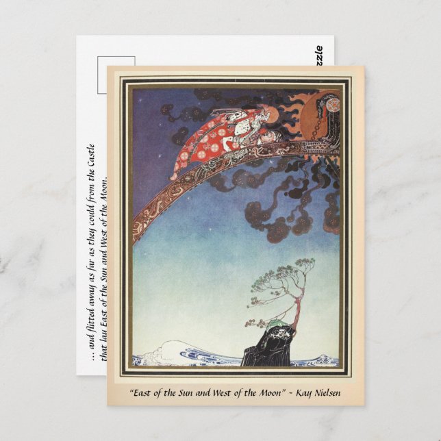 They flew away from the Castle Kay Nielsen Postcard (Front/Back)