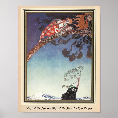 They flew away from the Castle Kay Nielsen Poster