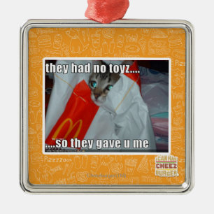 they had no toyz metal ornament
