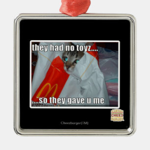 they had no toyz metal ornament
