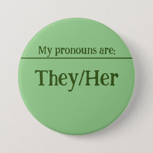 TheyHer Pronouns Pin