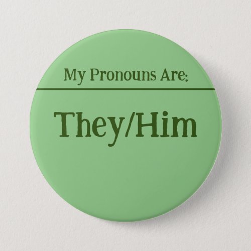TheyHim Pronouns Pin