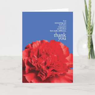 They Made a Difference Letterpress Thank You Card