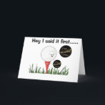 THEY MAY ARGUE OVER BUT WISH IS GOLFER'S HUMOR CARD<br><div class="desc">SAY IT TO HIM ON HIS BIRTHDAY, AND USE A BIT OF HUMOR DOING SO IF YOU LIKE~~~ AND IF YOU GOLF YOU KNOW WHAT I MEAN AND IF JUST 'HE DOES" HE WILL KNOW WHAT YOU MEAN :) THANKS FOR STOPPING BY ONE OF MY EIGHT STORES AND HAVE A...</div>