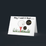 THEY MAY ARGUE OVER BUT WISH IS GOLFER'S HUMOR CARD<br><div class="desc">SAY IT TO HIM ON HIS BIRTHDAY, AND USE A BIT OF HUMOR DOING SO IF YOU LIKE~~~ AND IF YOU GOLF YOU KNOW WHAT I MEAN AND IF JUST 'HE DOES" HE WILL KNOW WHAT YOU MEAN :) THANKS FOR STOPPING BY ONE OF MY EIGHT STORES AND HAVE A...</div>