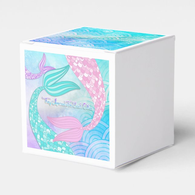 They Mermaid For Each Other Box Favor (Front Side)