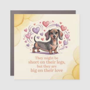 They Might Be Short On Their Legs Car Magnet