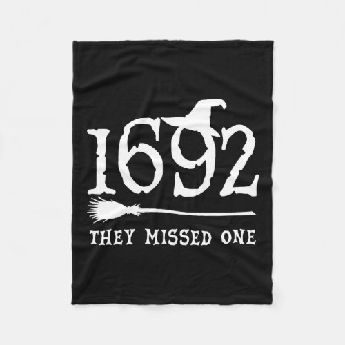 They Missed One Halloween Feminist Witch Trials Wo Fleece Blanket